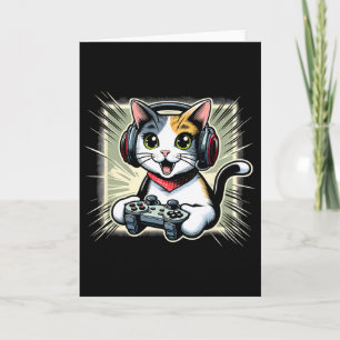 Headset Videospiel Japan-Bobtail-Katze Gaming Karte