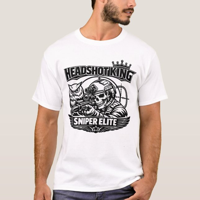 Headshot King Sniper Elite Tee (Vorderseite)