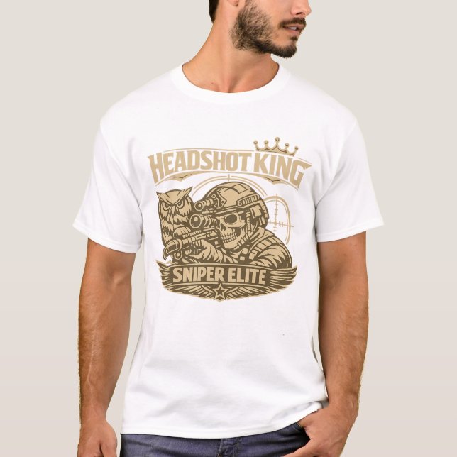 Headshot King Sniper Elite Tee (Vorderseite)