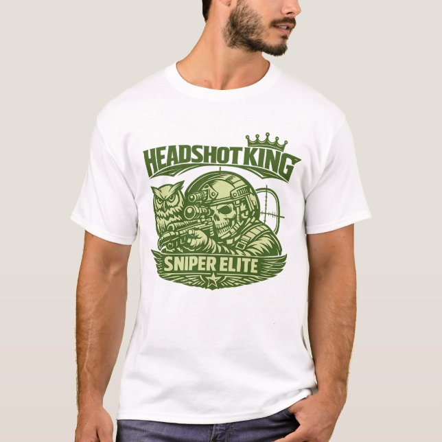 Headshot King Sniper Elite Tee (Vorderseite)