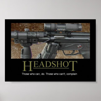 Headshot Poster