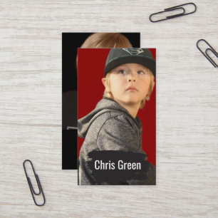 Headshot-Visitenkarte-Schauspieler u. Modelle Visitenkarte