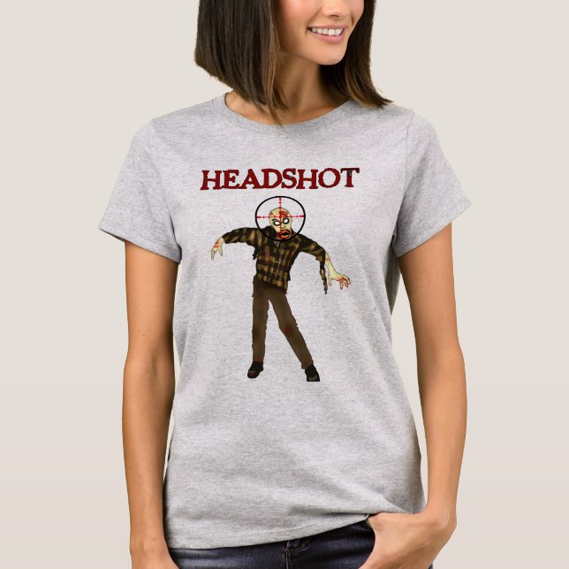 Headshot Zombie T - Shirt (Vorderseite)