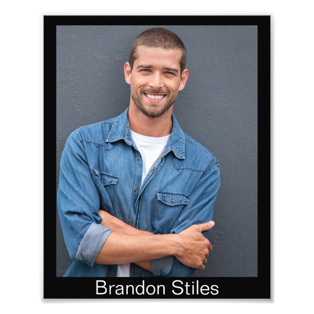 Headshots für Casting-Calls - 8 x 10-Schauspiel-Pr Fotodruck (Vorne)