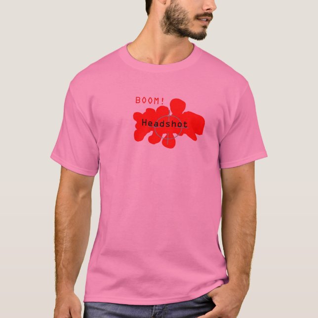 Headshotted das n00b T-Shirt (Vorderseite)