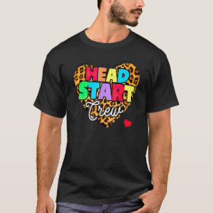 Headstart Crew HerzLeopard zurück in die Schule fü T-Shirt