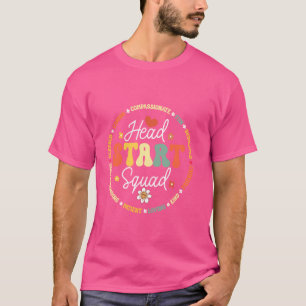 Headstart Squad Homeschool Lehrerin Kopfstart zurü T-Shirt