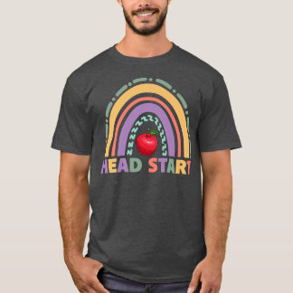 Headstart Teacher Rainbow Early Childhood Back To  T-Shirt