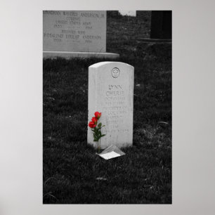 Headstone bei Arlington Cemetary Washington, D.C. Poster