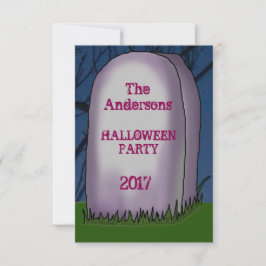 Headstone Halloween-Party Einladung
