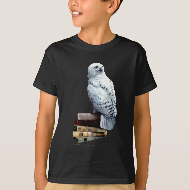 Headwig auf Büchern T-Shirt (Vorderseite)