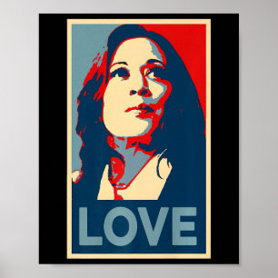 Heal Liebe Hoffnung Kamala Harris Obama 47 Unterst Poster