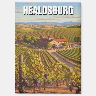 Healdsburg California Travel Magnet