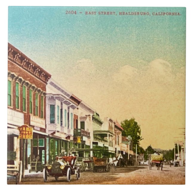 Healdsburg East Street Keramik Tile Fliese (Vorderseite)