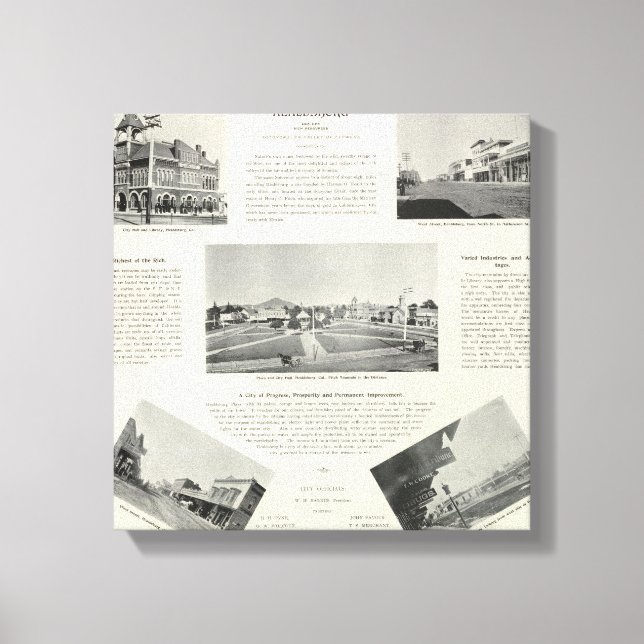 Healdsburg, Kalifornien Leinwanddruck (Vorderseite)