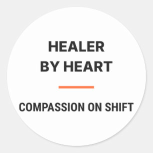 Healer By Heart Compassion On Shift Sticker
