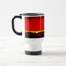 HEALFARBEN KUNSTSTOFF TASSE, ENERGY RED - Leanne V Kaffeetasse