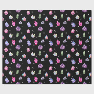 Healing Crystals Wrapping Paper Geschenkpapier