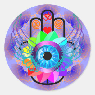 Healing Hamsa Aufkleber