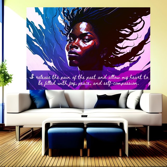 Healing Heart: Joy, Peace & Self-Compassion Poster (Von Creator hochgeladen)