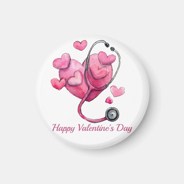 Healing Hearts Valentine Design Magnet (Vorne)