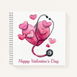 Healing Hearts Valentins-Design Notizbuch