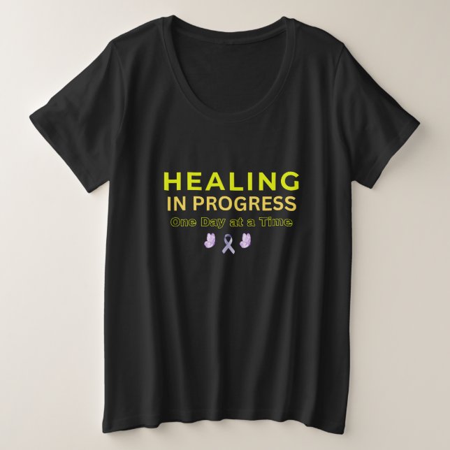 Healing in Progress Shirt – Minimalist Inspiration (Design vorne)