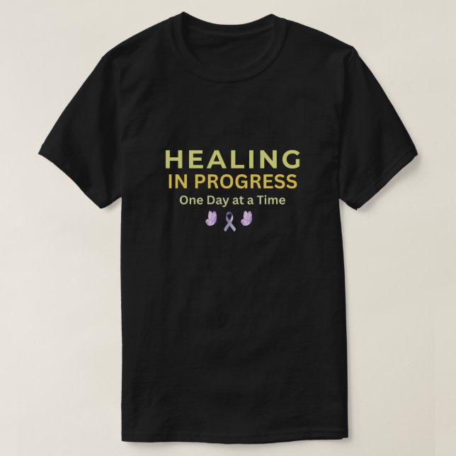 Healing in Progress Shirt – Minimalistische Inspir (Design vorne)