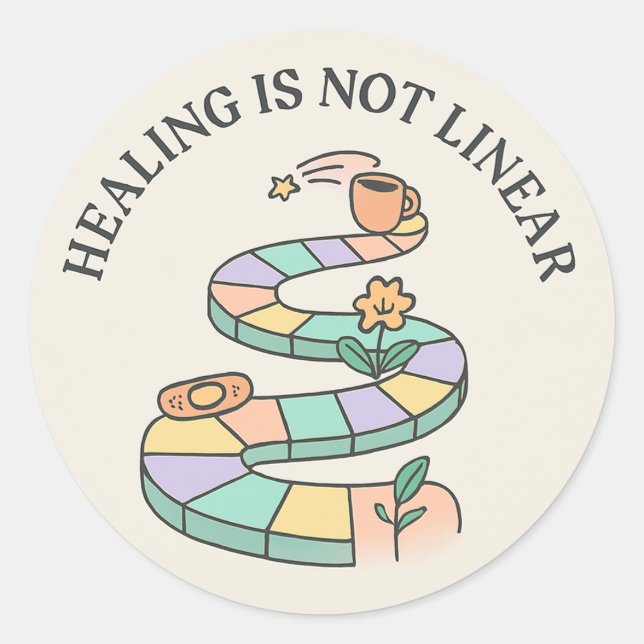 Healing Journey Sticker | Inspiration Mental (Vorderseite)