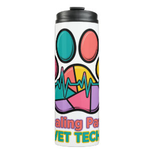 Healing Paws Vet Tech Reisebecher Thermosbecher