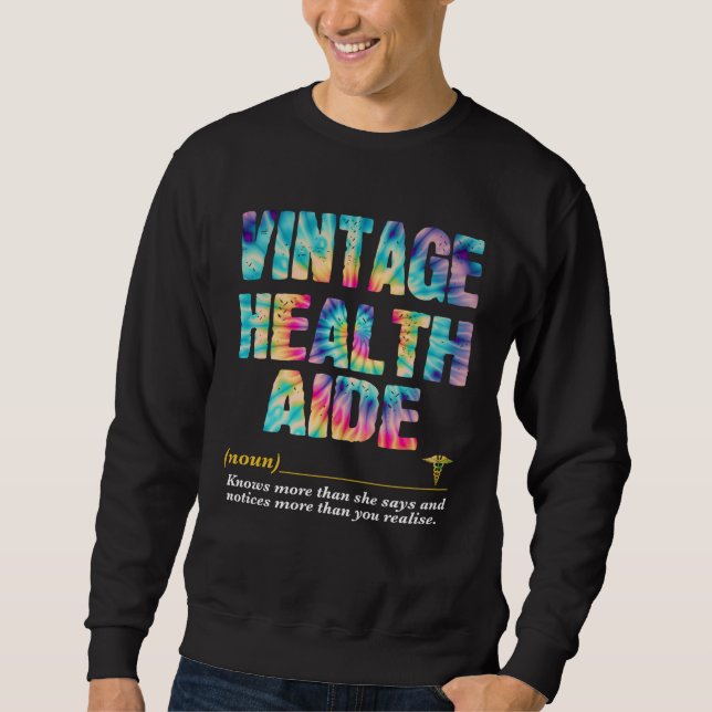 Health Aide Appreciation Week Back to School Sweatshirt (Vorderseite)
