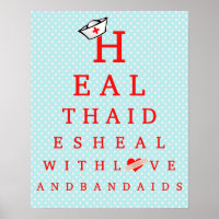 Health Aide Office Decor Poster