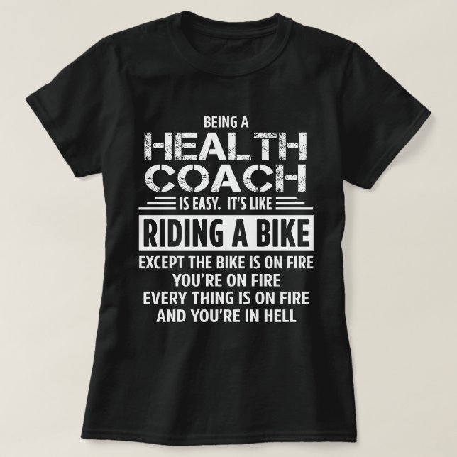 Health Coach T-Shirt (Design vorne)