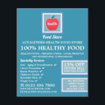 Health Food Store Logo Advertising Flyer<br><div class="desc">Health Food Store Logo Advertising Flyers By the Business Card Store.</div>