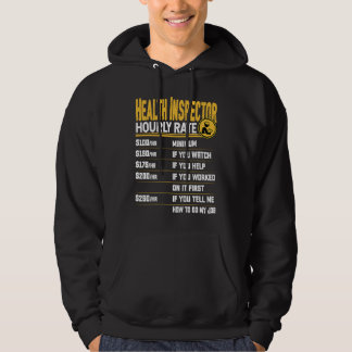 Health Inspector Hourly Rate Professional Healthca Hoodie