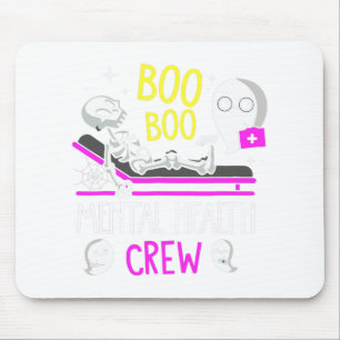 Health Nurse Psych Boo Boo Crew Pflege Halloween Mousepad