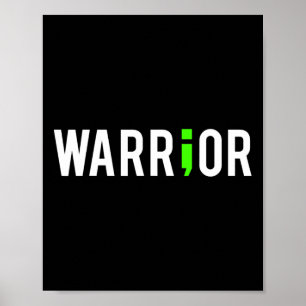 Health Semi Colon Warrior Design Geschenk für Unte Poster