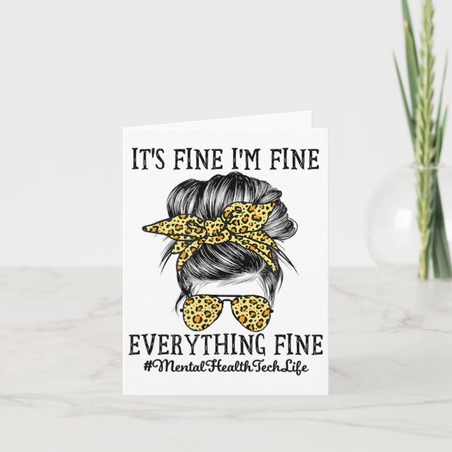 Health Tech Es ist gut, dass ich gut bin und alles Karte (Vorderseite)