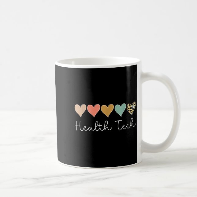 Health Tech Heart, School Clinic Squad Valentine's Kaffeetasse (Rechts)