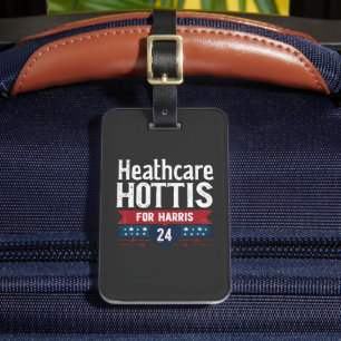 HealthCare Hotties für Harris 24 Kamala Walz Nurse Gepäckanhänger