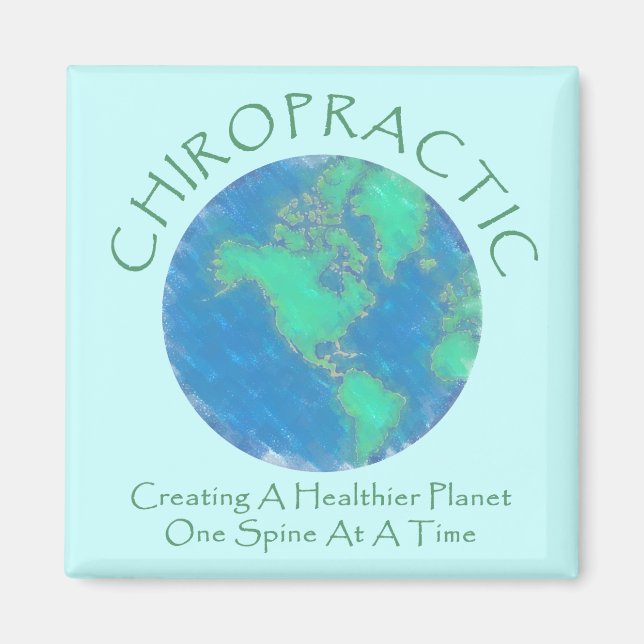 Healthier Planet Chiro Magnet (Vorne)
