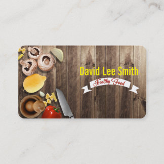 Healthy Food/Chef/Unterweisend Cooking Visitenkarte