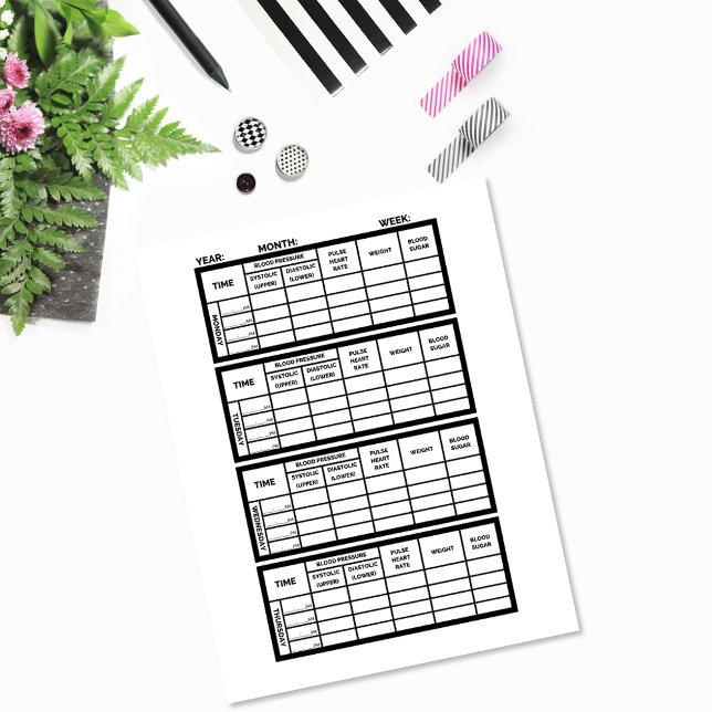 Healthy Heart Journal Paper Seite 3 Vorlage (Von Creator hochgeladen)