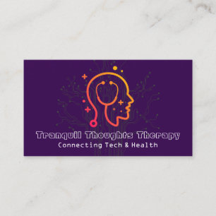 Healthy Mind Logo AI-Software Visitenkarte