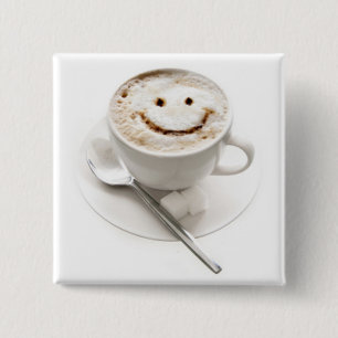 HealthyCoffee Spaß-Knopf-Abzeichen Button