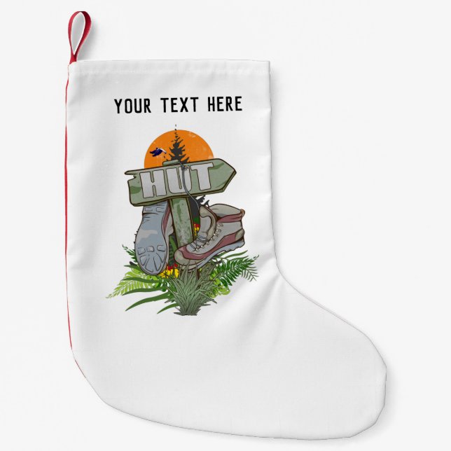 Heaphy Track Old Stiefel Kleiner Weihnachtsstrumpf (Vorderseite)