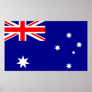 Heard Island und McDonald Islands Flagge Poster