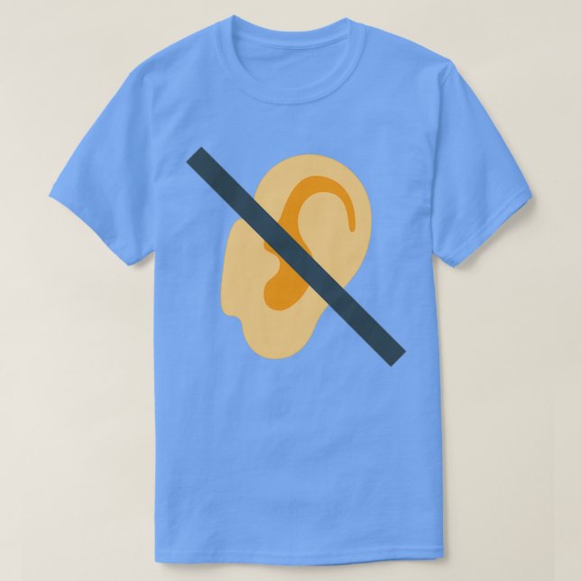 Hearing impaired 19 T-Shirt (Design vorne)