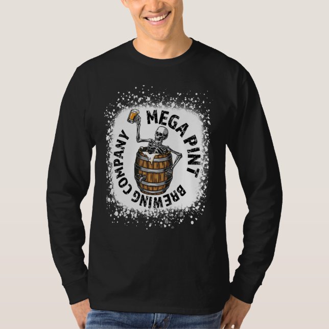 Hearsay Brewing bleichte Co-Zuhause des Mega-Pint T-Shirt (Vorderseite)