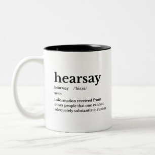 Hearsay Zweifarbige Tasse